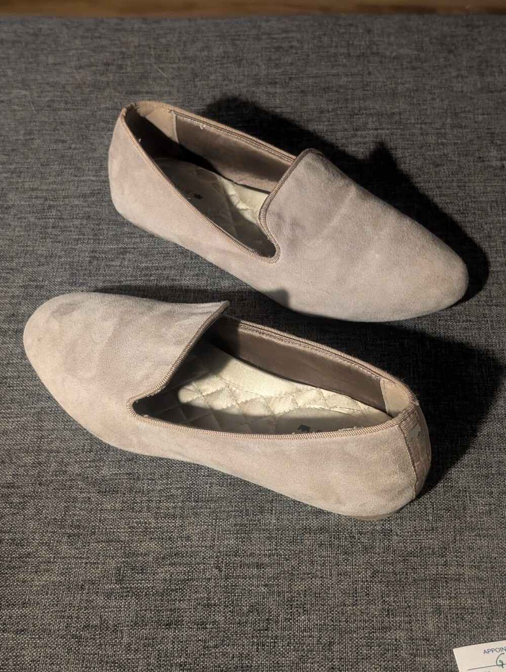 Birdies The Starling Slip-On Loafers in Latte Suede (Size 5)